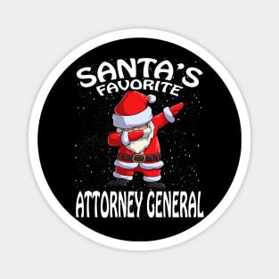 Santas Favorite Attorney General Christmas Magnet